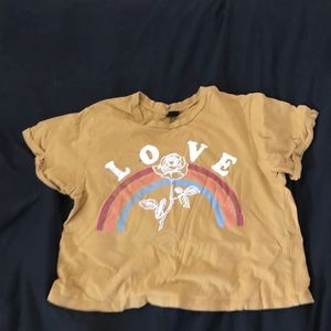 love cropped tee